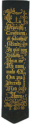 Ave Maria bookmark thumbnail verso