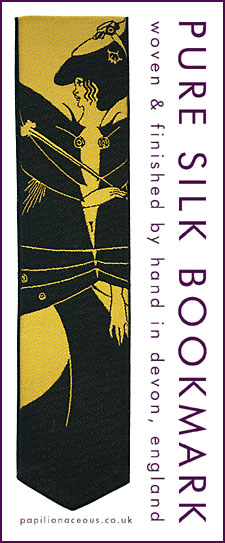 Beardsley Black Cape bookmark
