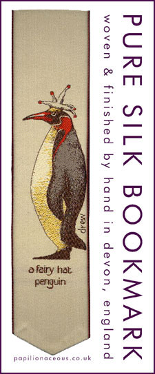 fairy hat penguin bookmark