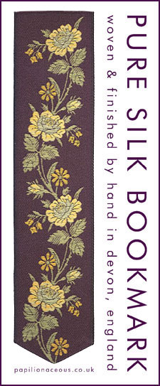 purple roses bookmark