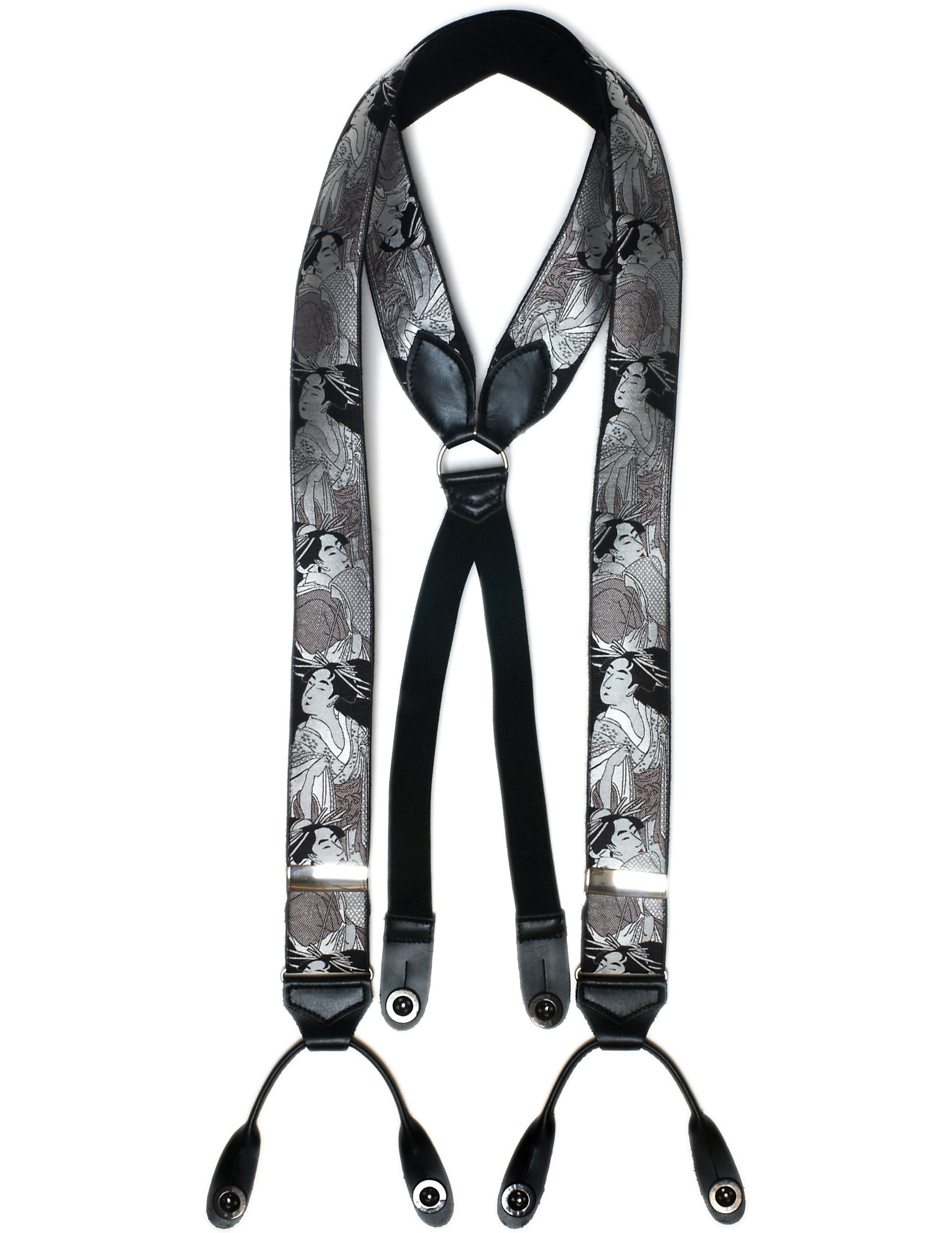 Albert Thurston Limited Edition Jacquard Silk Braces Papilionaceous Jacquard Silk Ribbon Weavers