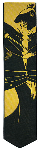 Papilionaceous jacquard silk bookmark
