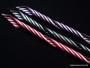 silk ribbon candy canes