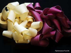 plain taffetta silk ribbon