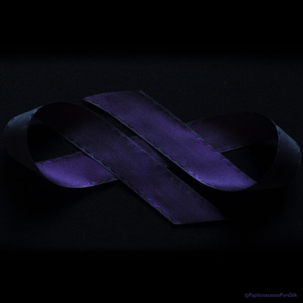 Charming Royal Purple Silk Ribbon