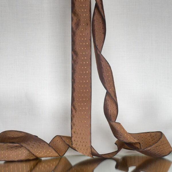 Victoria copper silk ribbon