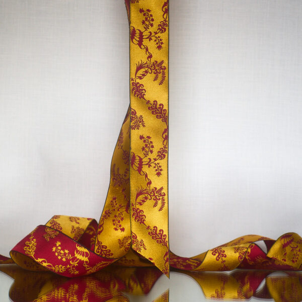 James Leman Saffron silk ribbon