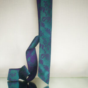 James Leman Malachite silk ribbon
