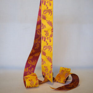 James Leman Mango silk ribbon 40mm wide jacquard silk ribbon