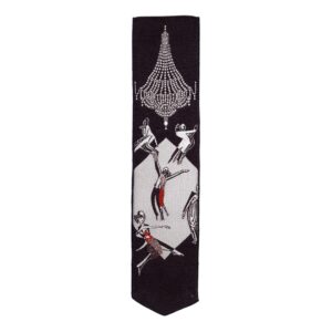 Ballroom silk bookmark
