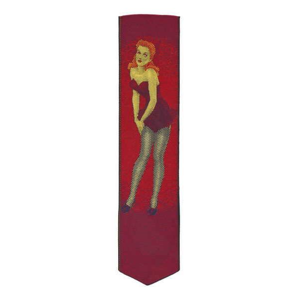 Silk stockings silk bookmark