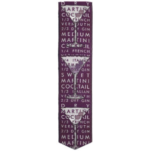 Martini royal purple bookmark