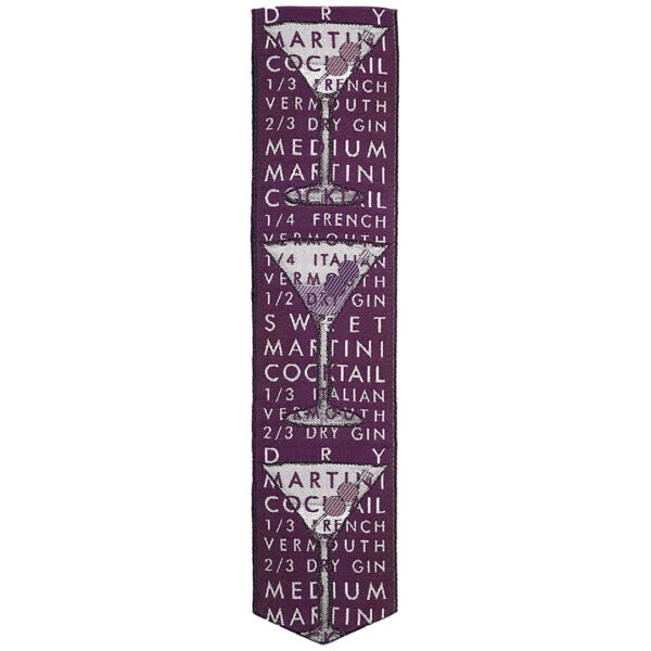 Martini royal purple bookmark