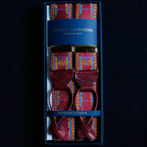Sormland Silk Braces red/blue